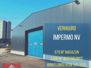 Impermo huurt in Geel