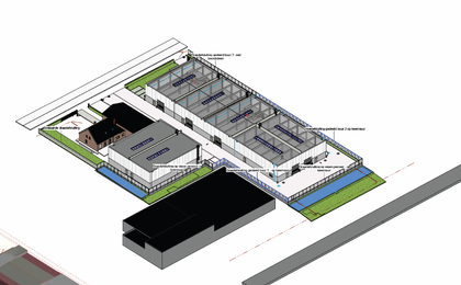 Het betreft de verhuur van 7 nieuwbouw KMO-units in de industriezone TTS te Temse. De site geniet een uitstekende ligging aan de N16, dewelke zorgt voor een zeer vlotte verbinding met de E17 (Antwerpen - Gent) en de A12 (Antwerpen - Brussel). Enkele KMO-u