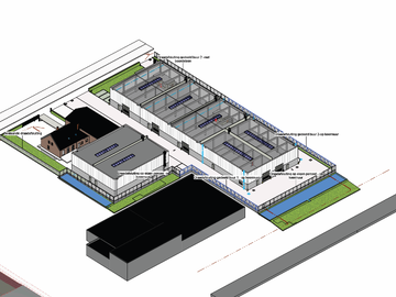 Het betreft de verhuur van 7 nieuwbouw KMO-units in de industriezone TTS te Temse. De site geniet een uitstekende ligging aan de N16, dewelke zorgt voor een zeer vlotte verbinding met de E17 (Antwerpen - Gent) en de A12 (Antwerpen - Brussel). Enkele KMO-u
