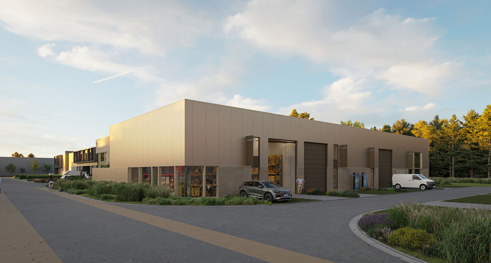 Graag stellen wij u deze nieuwbouw KMO-units voor in het bedrijvenpark Cesar te Bornem. In de eerste fase bieden wij hier nog 2 KMO-units te koop aan. Dit bedrijventerrein is uitermate strategisch gelegen in de gouden driehoek Antwerpen – Brussel – Ge