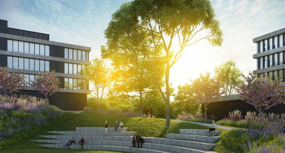 Prachtig nieuwbouwproject met een zeer gunstige ligging aan de Brusselse Ring, vlakbij Brussels
Airport en Brussel Zuid.
Dit maakt het “Drie Linden Business Park” zowel internationaal, nationaal als regionaal makkelijk bereikbaar.
De gelijkvloerse ve