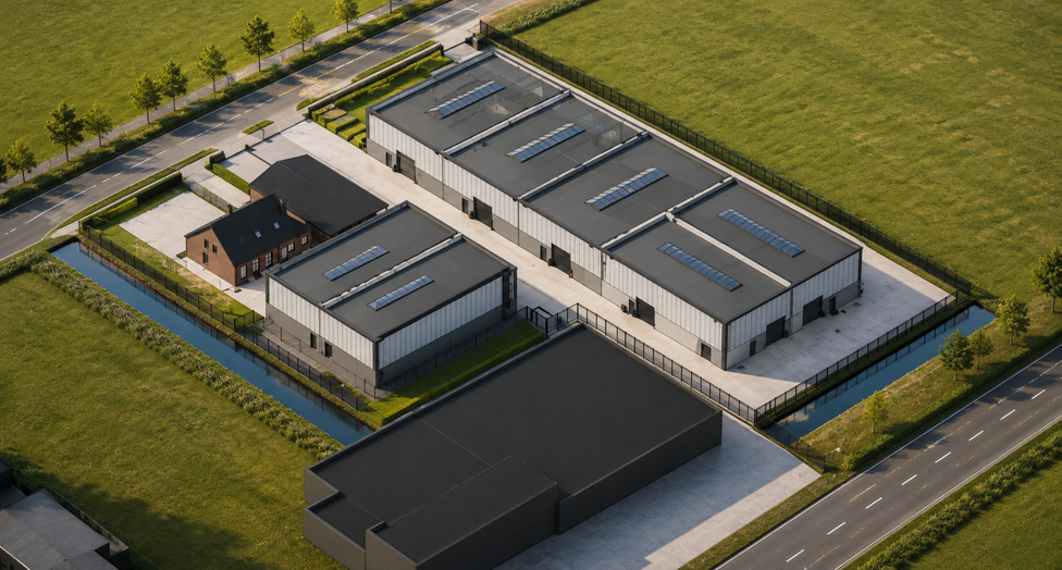 Het betreft de verhuur van 7 nieuwbouw KMO-units in de industriezone TTS te Temse. De site geniet een uitstekende ligging aan de N16, dewelke zorgt voor een zeer vlotte verbinding met de E17 (Antwerpen - Gent) en de A12 (Antwerpen - Brussel). Enkele KMO-u