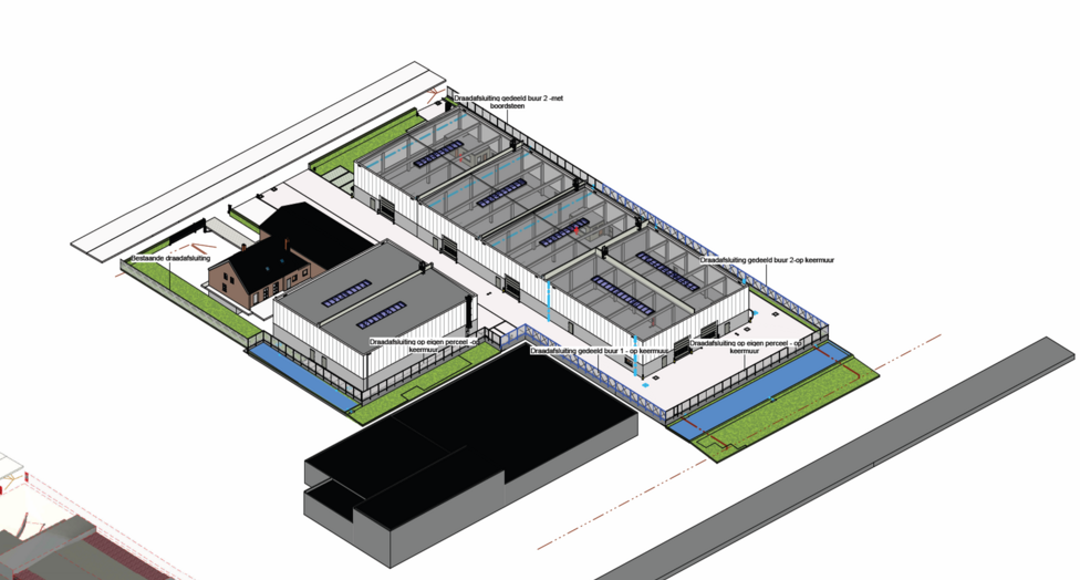 Het betreft de verhuur van 7 nieuwbouw KMO-units in de industriezone TTS te Temse. De site geniet een uitstekende ligging aan de N16, dewelke zorgt voor een zeer vlotte verbinding met de E17 (Antwerpen - Gent) en de A12 (Antwerpen - Brussel). Enkele KMO-u