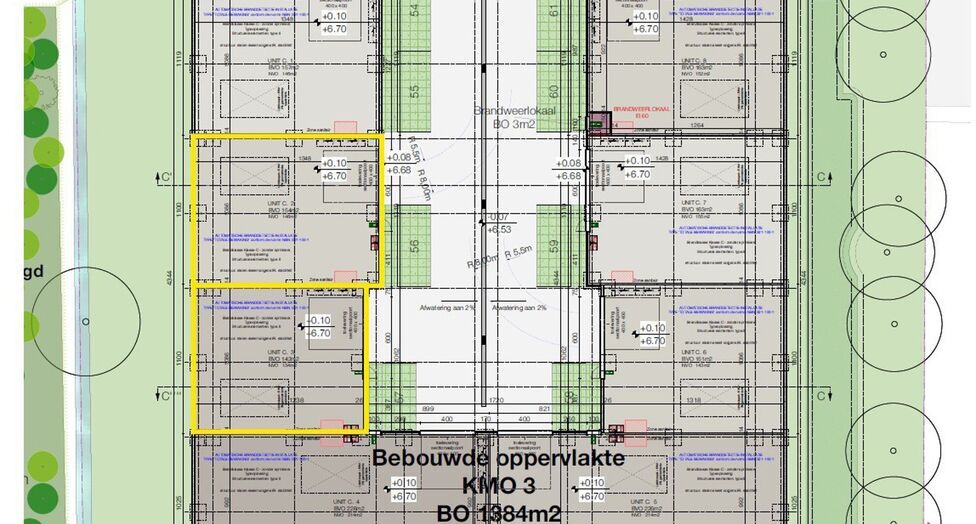 In dit nieuwbouwproject in industriezone 'De Vloeiende' te Kapellen bieden wij deze twee KMO-units te huur aan. Het project is zeer centraal gelegen in de regio Kapellen/Ekeren/Brasschaat en biedt een vlotte verbinding met de Antwerpse Haven.
Deze units