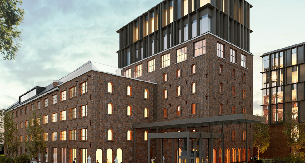 Aan het Guldendal 8 in Mechelen verrijst MALT, een innovatief kantoorproject dat de voormalige industriële Inofer-site nieuw leven inblaast. Onder leiding van de Jan De Nul Groep wordt deze historische locatie getransformeerd tot een duurzame bedrijventu