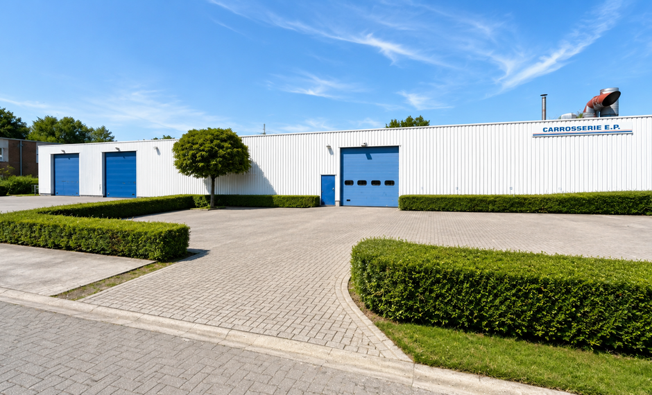 Op een strategische locatie in Schelle, aan de Molenberglei 9-11, bevindt zich dit industrieel gebouw dewelke een uitstekende ligging geniet nabij de A12 (Antwerpen - Brussel). Het gebouw heeft een totale oppervlakte van ca. 1920 m², bestaande uit een ma