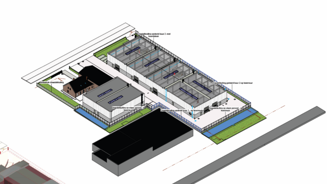 Het betreft de verhuur van 7 nieuwbouw KMO-units in de industriezone TTS te Temse. De site geniet een uitstekende ligging aan de N16, dewelke zorgt voor een zeer vlotte verbinding met de E17 (Antwerpen - Gent) en de A12 (Antwerpen - Brussel). Enkele KMO-u