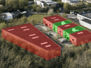 Binnen dit kleinschalige KMO-project te Molenstede-Diest zijn de laatste 2 units van elk ca. 209 m² beschikbaar. De oplevering is voorzien in Q1/Q2 2027.
Elke unit beschikt over 2 parkeerplaatsen, een vrije hoogte van 6 meter en een elektrische sectiona