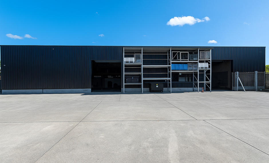 Het betreft de verhuur van een magazijn met kantoorruimte op een uitstekende locatie te Brandekensweg 4B in Schelle, ideaal gelegen tussen Antwerpen & Brussel, vlakbij de Boomsesteenweg. Daarnaast is er nog een ruime verharde buitenruimte aanwezig.
Het